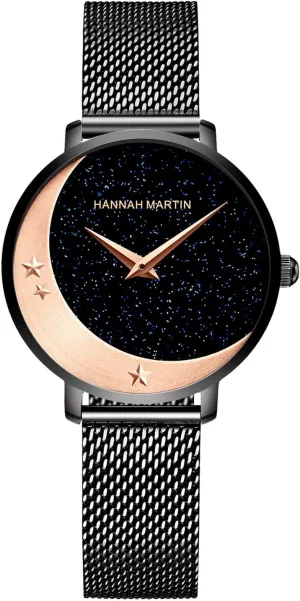Dial Stainless Steel Mesh Band Stylish Ladies Wristwatches RORIOS Women Watch Analogue Quartz roadway submerge everlasting inaccessible Watches Starry Sky 