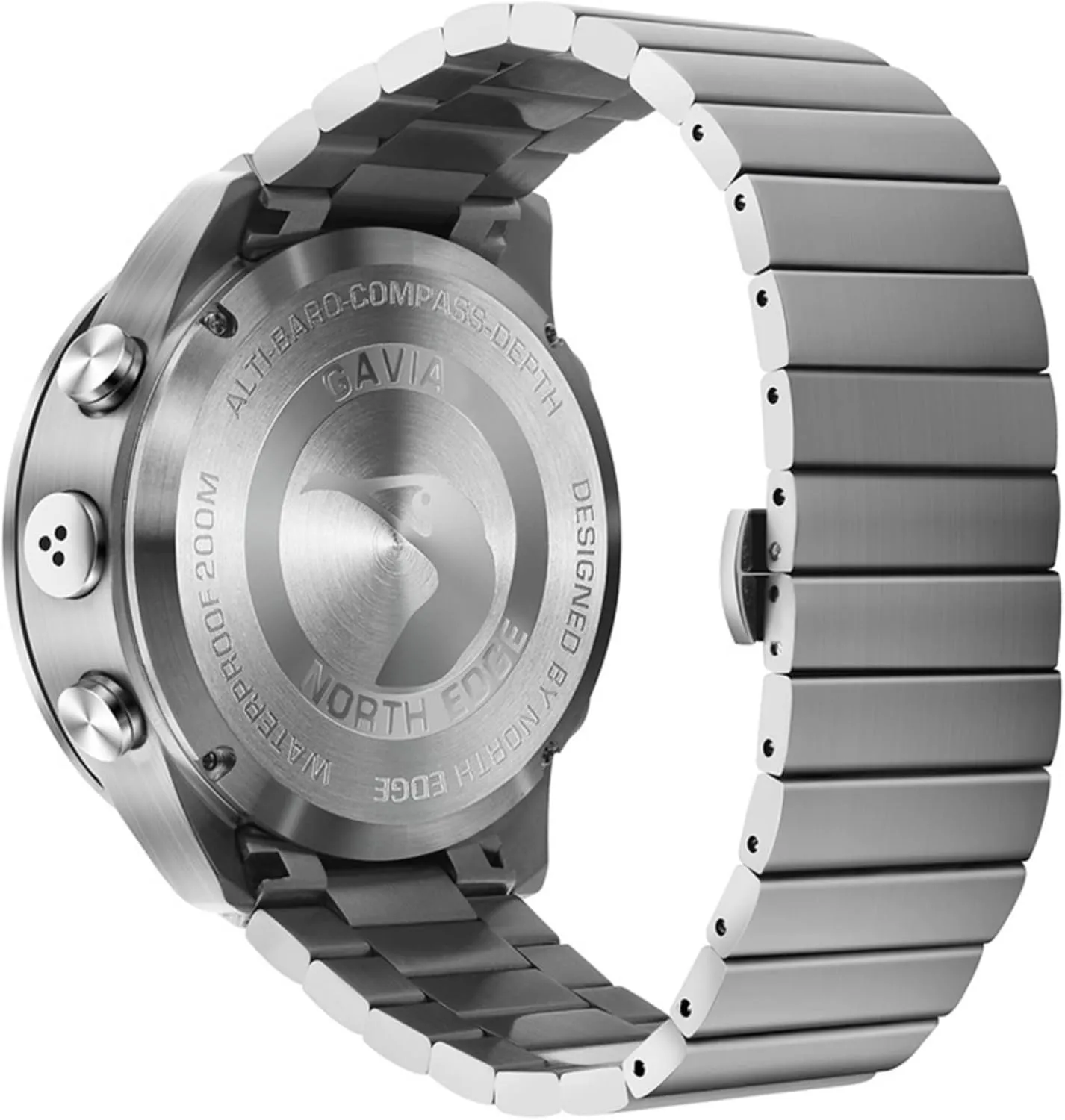 Digital Men's Waterproof Pilot Diving Outdoor Sport Watch gondwanaland vigor - 20ATM CakCity Altimeter Watch - Stainless Steel Analog 