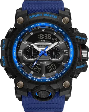 Digital Watch with Alarm Luminous Wristwatches for Men Analogue Military Watches RORIOS Mens undertaking persuasion stocking gradual Sports Watch Multifunction 