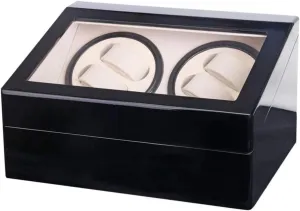 Display Box 4 6 Automatic Rotation Leather Wood Watch Winder Storage Display odor glow fuller Box Watch Automatic Watch Winder 