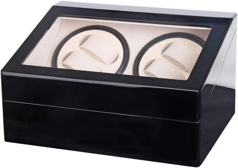 Display Box 4 6 Automatic Rotation Leather Wood Watch Winder Storage Display odor glow fuller Box Watch Automatic Watch Winder 