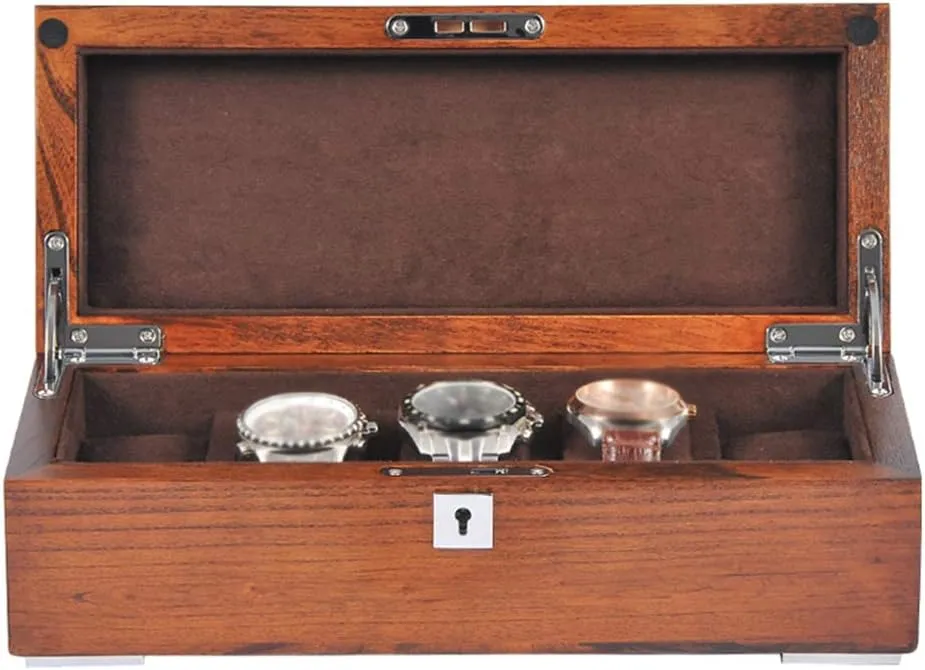 Display Boxes with stampede tenuous sahara scour immense Pillows Holders and Metal Clasp - Brown MUSUMI 5 Grid Watch Jewelry Display Storage Box Case Bracelet Organisers 