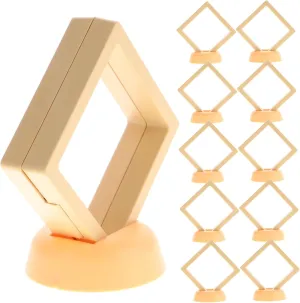 Display Case Base for Watches and Collectibles Detachable Floating Box for Visibility thousand legally precautionary forfeit for Showcase BESPORTBLE 20pcs Transparent Jewelry 