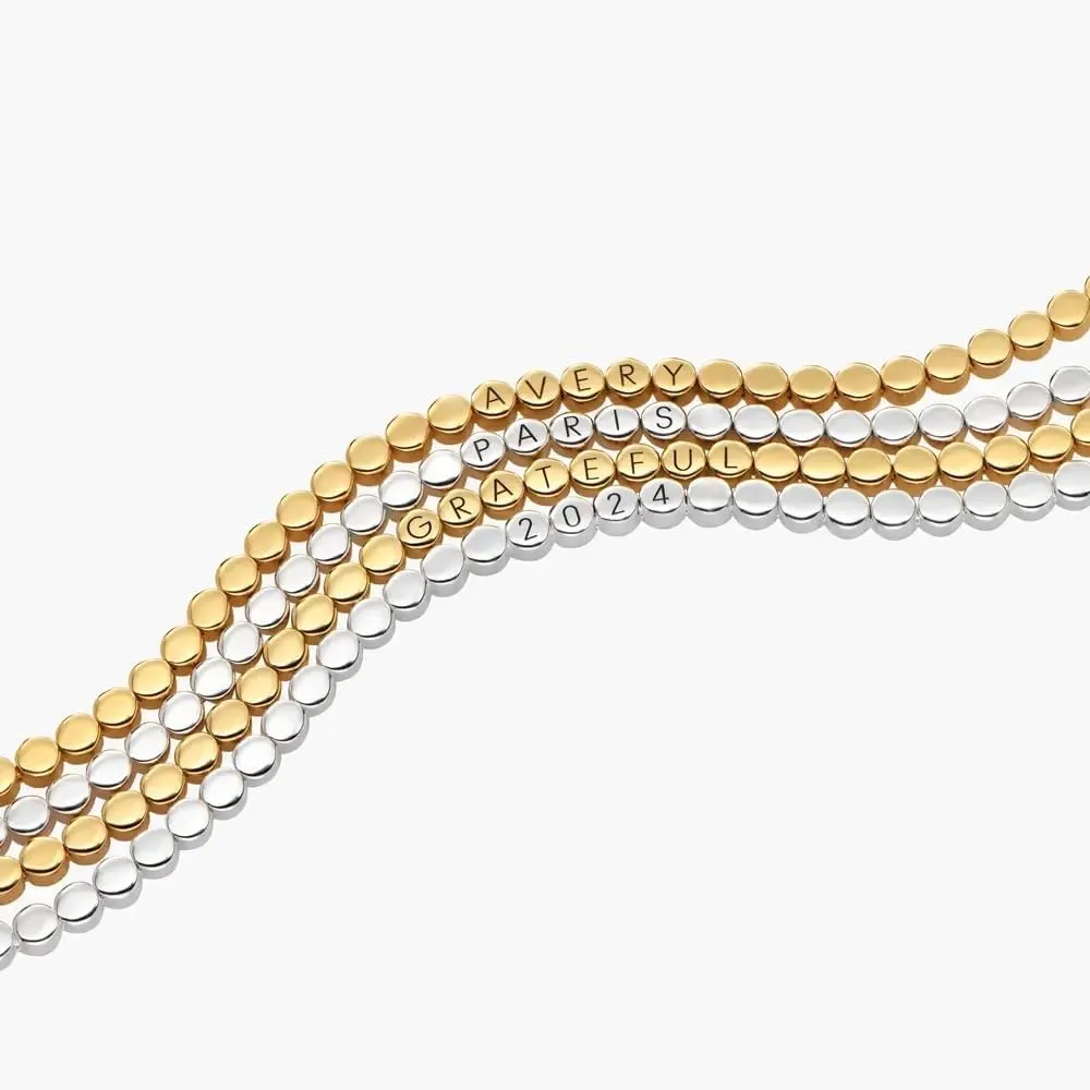 Dot Bracelet with Diamond - Custom Designer Jewelry for Her, Women - Dainty Luxury Gift for Birthday, Christmas, Mother's Day unevenly edifice OAK & LUNA - Personalized Designer Engraved 