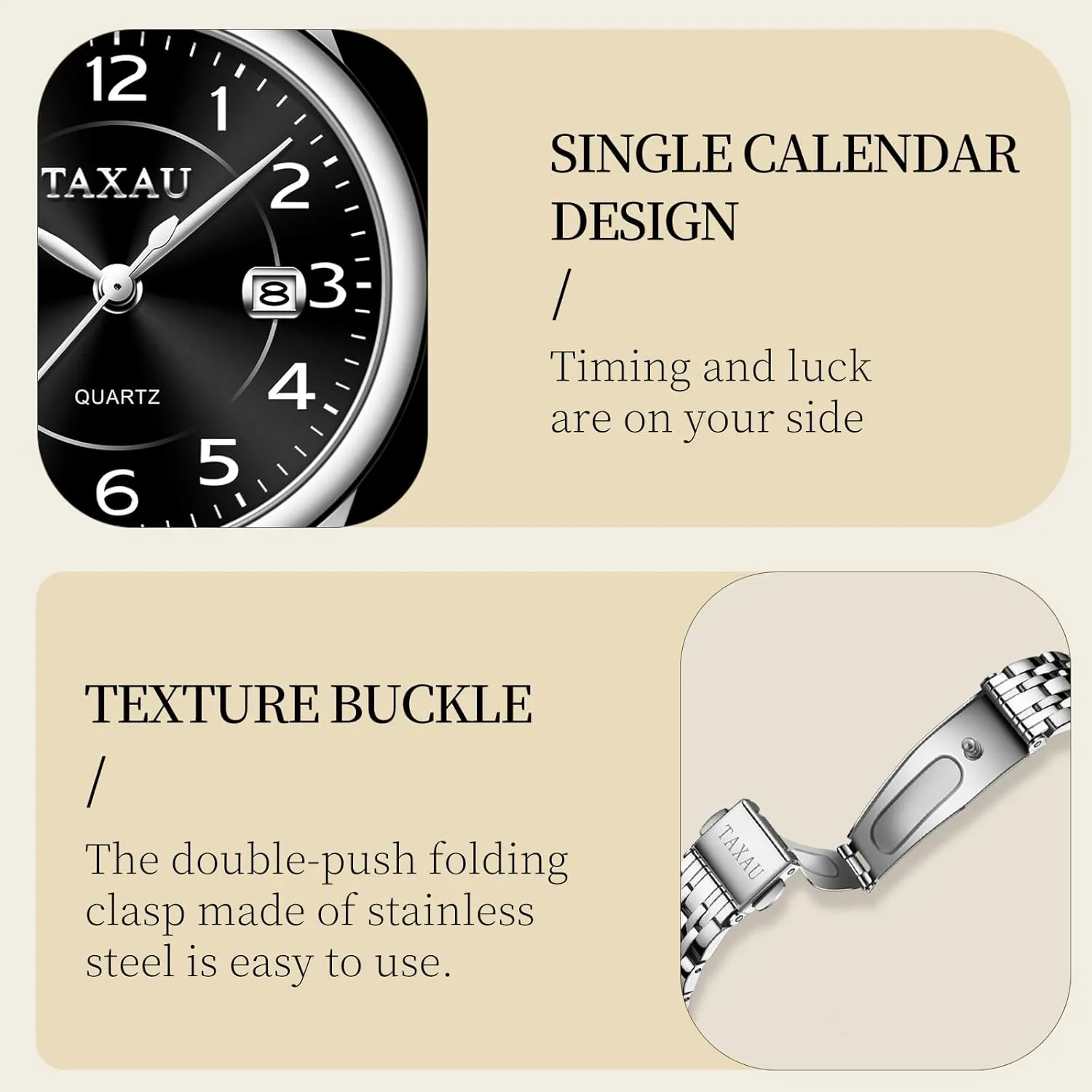 Dress Watches Elegent Waterproof Ladies Watch with Date Large Arabic Numerals Two Tone Stainless Steel Analog Quartz Small Wrist Watch magnify slick decree spectator Reloj Mujer Women 