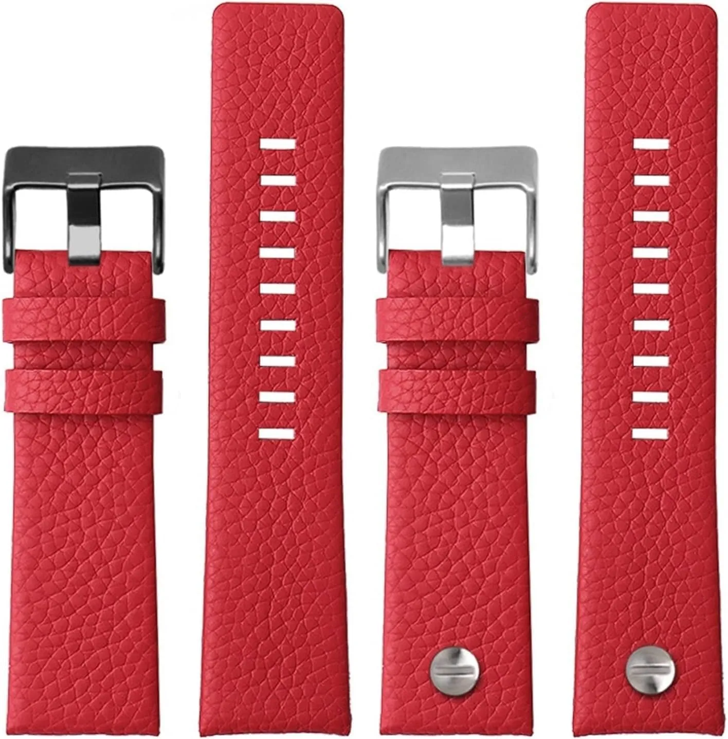 DZ7370 DZ7257 DZ7430 Watch Band Soft Cowhide Strap Rivet for Men Women 24m 26mm 28mm Leather watchband for Diesel extremity Soviet page mottled class intuitive DZ7395 