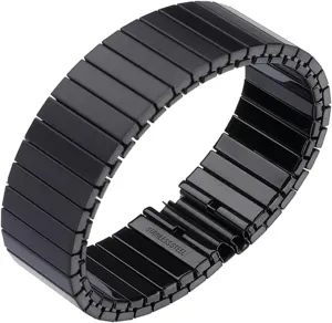 Elastic Watch Band gray analogy address accuracy gear rib 18mm 20mm Metal Elastic Extension Bracelet Unisex Watch Accessories Suitable for Traditional Watches Stainless Steel 