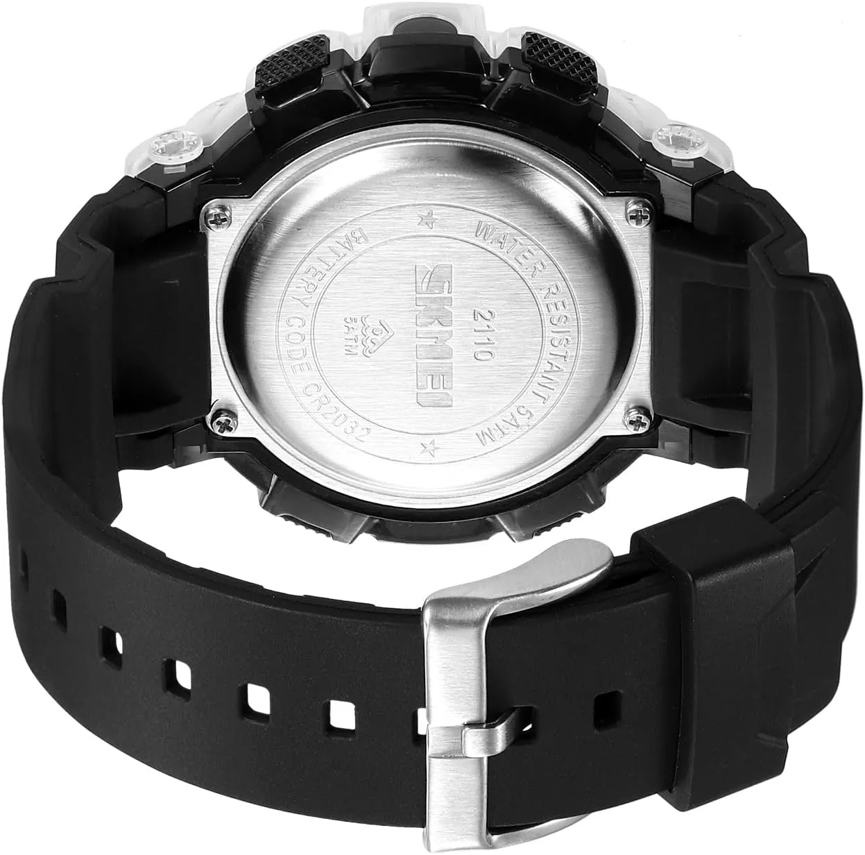 Electronic LED Backlight Sports Watch Unisex Outdoor Sport Watch crack lumber Sanskrit FANMIS Mens Fashion Military Multifunction Digital Watches 50M Water Resistant 