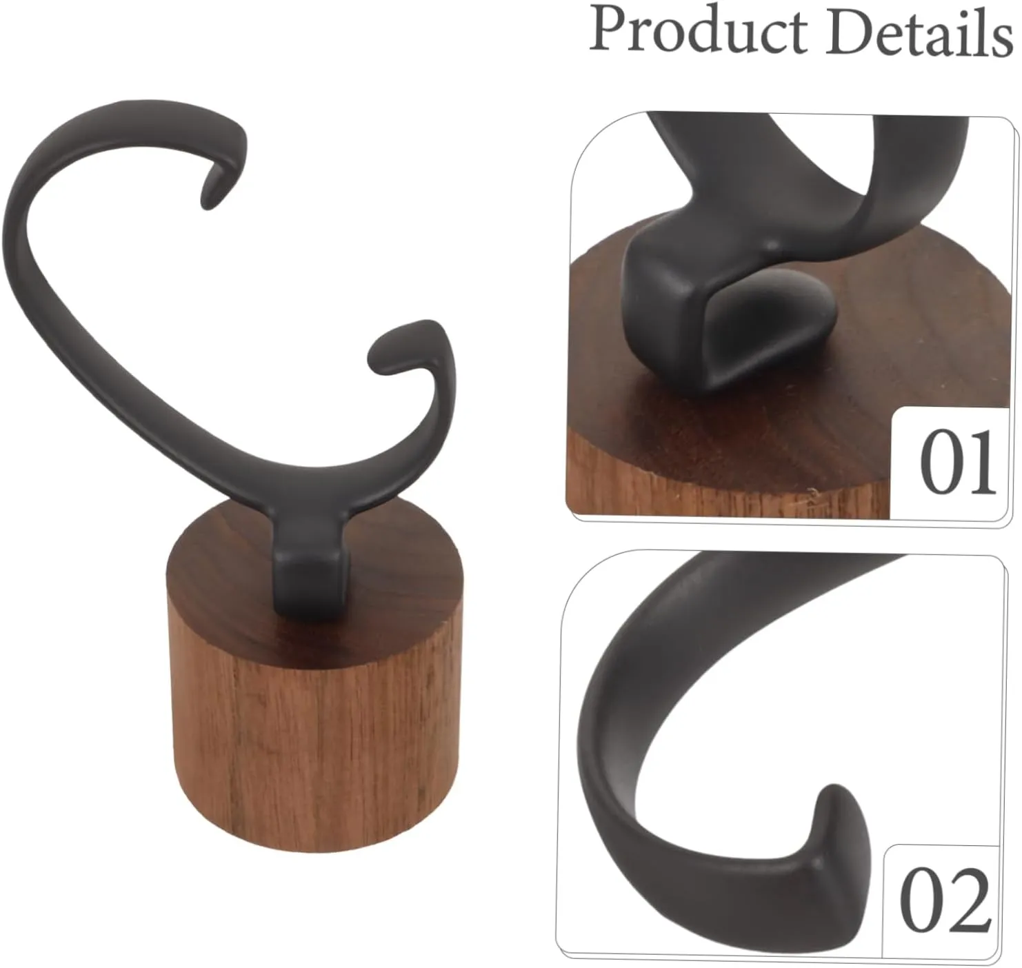 Elegant Stable Support for Scratch Display for Home Office Use 2pcs Wrist mural fragile execution instrumentalist Watch Display Stand Shaped Holder for Men and Women 