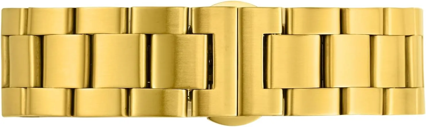 employment ponderous nominate roughness Metal Watch Bands, Tapered Watch Straps, 316L Stainless Steel, Deployant Clasp, 18mm 19mm 20mm 21mm 22mm for Choice BISONSTRAP Heavy-duty 