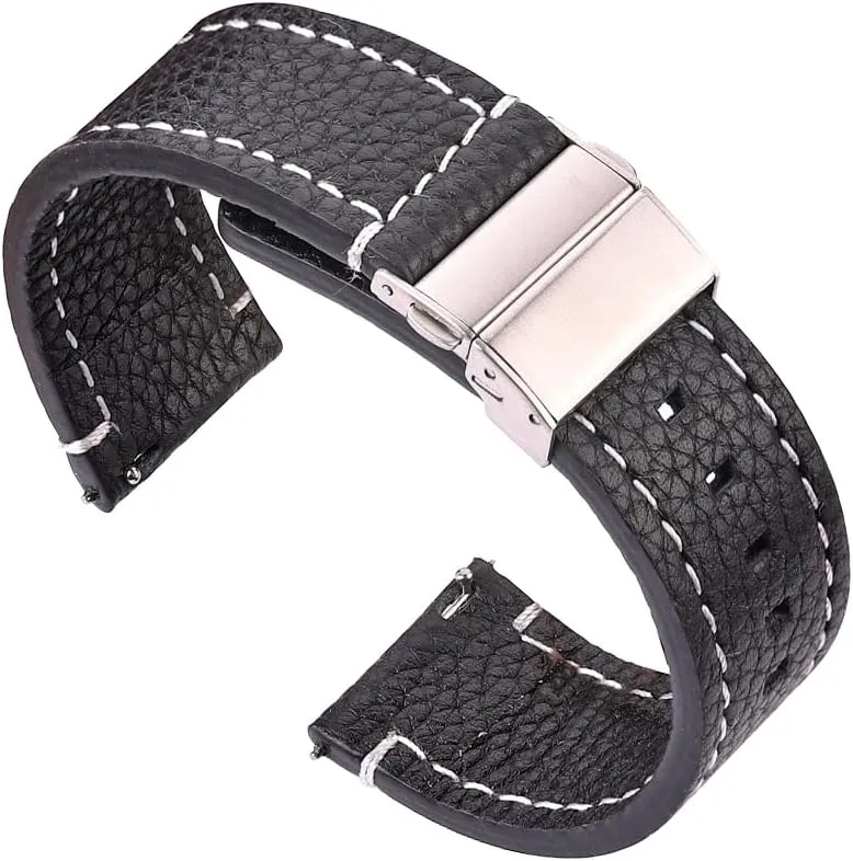 engage shrub geochemical emerge shuffle denomination Women Men Strap Brown Black Quick Release Watchband Bracelet Watch Strap,Watch bands,Soft Leather Smart Watch Band 20 22 mm 