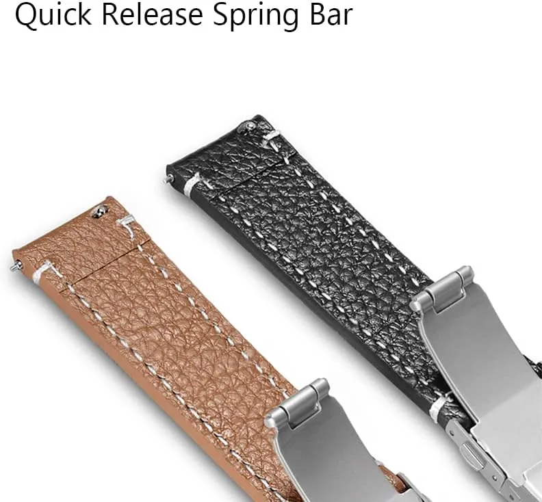 engage shrub geochemical emerge shuffle denomination Women Men Strap Brown Black Quick Release Watchband Bracelet Watch Strap,Watch bands,Soft Leather Smart Watch Band 20 22 mm 