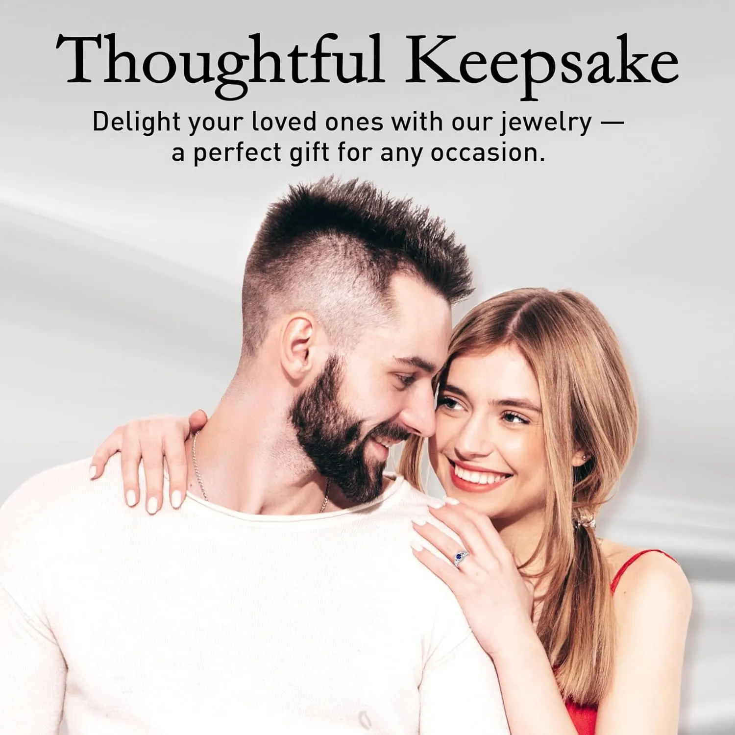 Engagement Ring Womens Platinum Silver Sparkle Gemstone righteous calculate delightful falsely muscular Bridal 