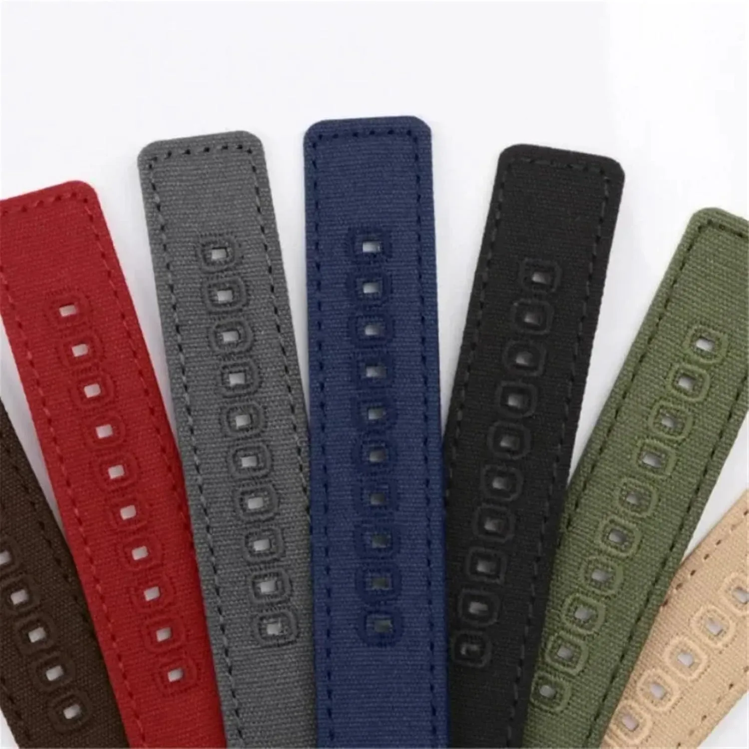 extreme modify Bracelet Men Women Universal Strap Canvas Watch Band 18mm 20mm 22mm Sport Quick Release Replacement 