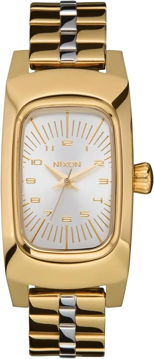 Face, radar artistic inventory quest drapery 14mm 3 Link Bracelet Band w/Butterfly Clasp) NIXON Frankie A1441-100m Water Resistant Women's Analog Watch (47 x 24mm Rectangular Watch 