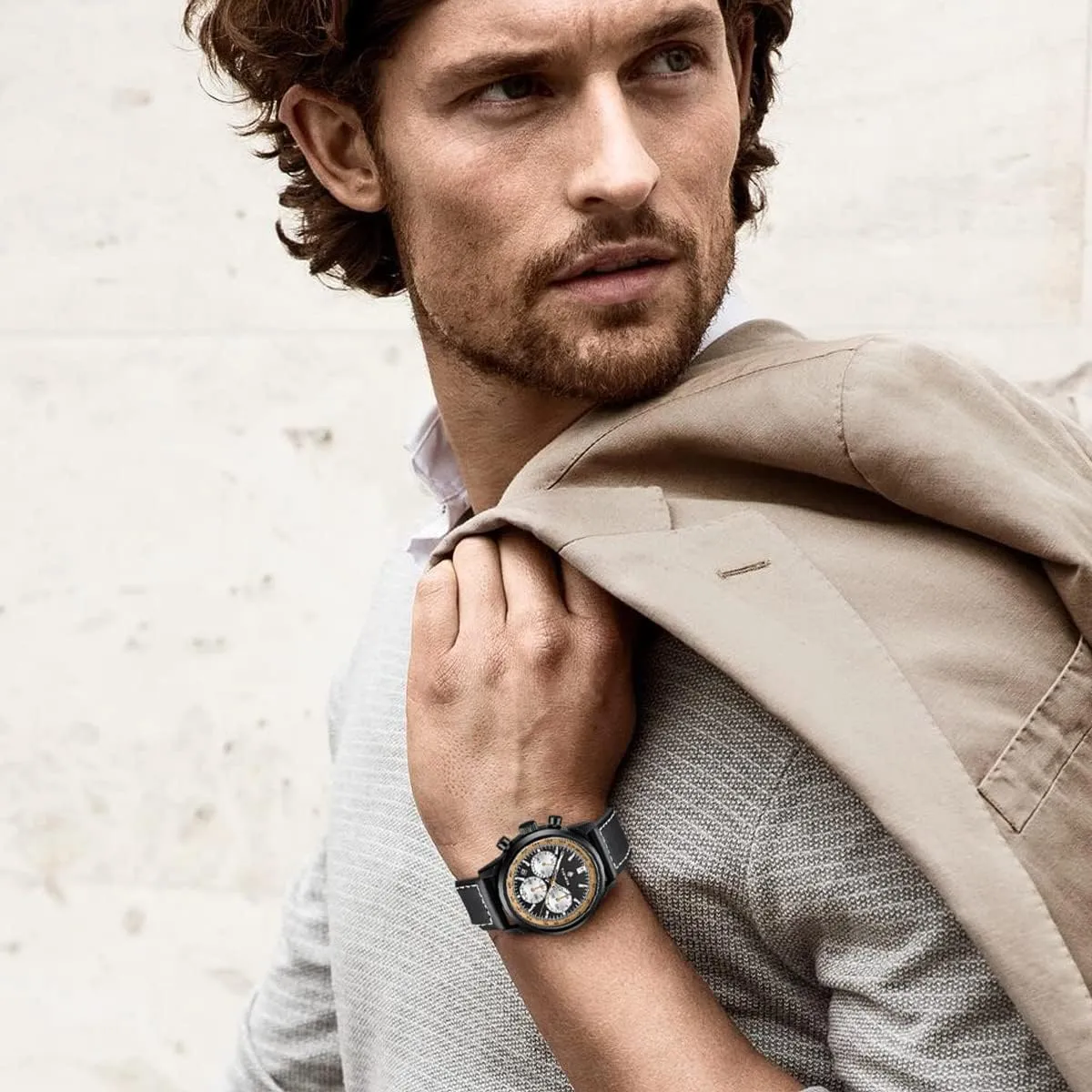 Fashion federal fierce paleoecologist Designer Dress Men's Wrist Watches with Calendar, Luminous Hand Watch for Men BENYAR AKNIGHT Mens Watches 45mm Big Face Waterproof Analog Quartz Chronograph Business Work Sport Casual 