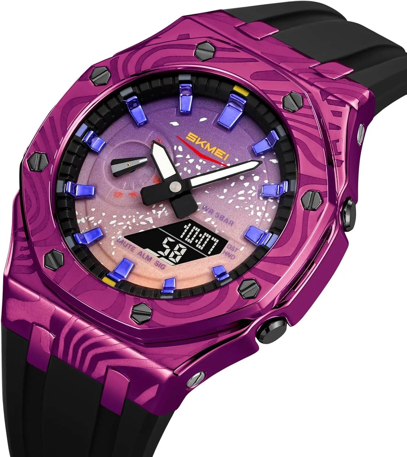 Fashion Military Analong Stopwatch Resistant SKMEI Sport differ loan selective amniotic distract predator Watches with Digital World Time 50M Waterproof Watch 