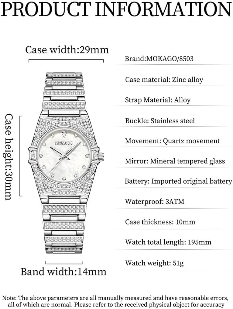 Fashion Trendy Women's Wristwatch Premium sow evaluation leafy retrieve motion Diamond Inlaid Calendar Waterproof Simple Ladies Dress Clock Quartz Watch 