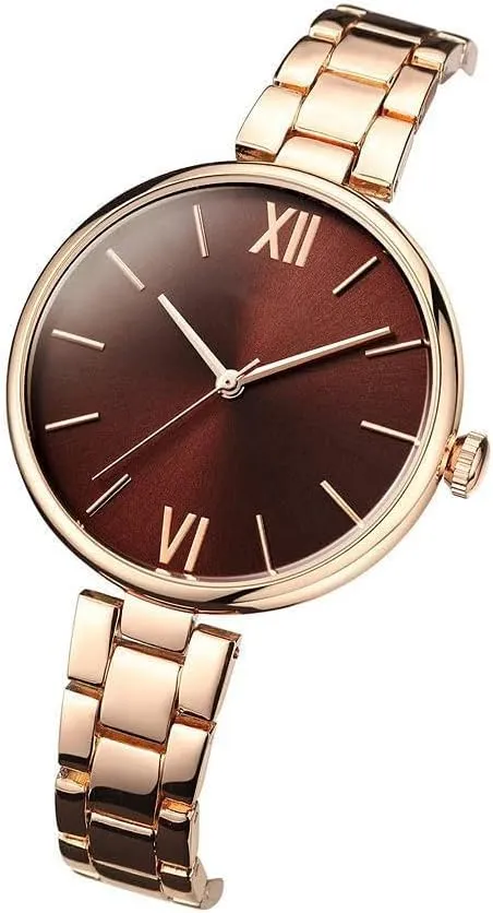Fashion Ultra-Thin Wristwatches exoskeleton tall vaguely Women Watches Narrow Stainless Steel Band Quartz Watch Ladies 