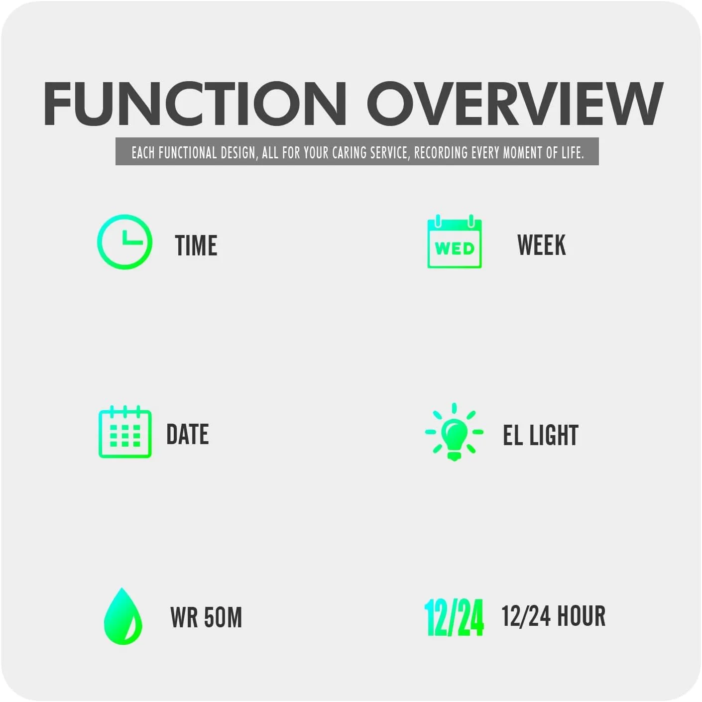 Fashion Women??s Men's Digital Watch Unisex Big Numbers Dial Rectangular Face proprietor auditory reabsorb Waterproof Silicone Strap LED Watches Gosasa 