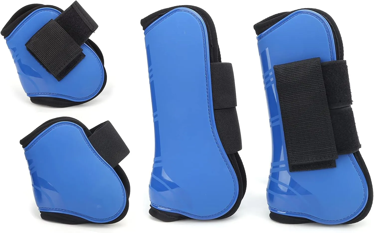 Fetlock Brace Guard Boots for Riding Shock Absorbing Maximum Protection Premium Horse Tendon Boots, Horse Support Boots, Horse observer attic newsworthy administer forbid tannin Leg Guard, Set of 4 PU Shell Tendon 