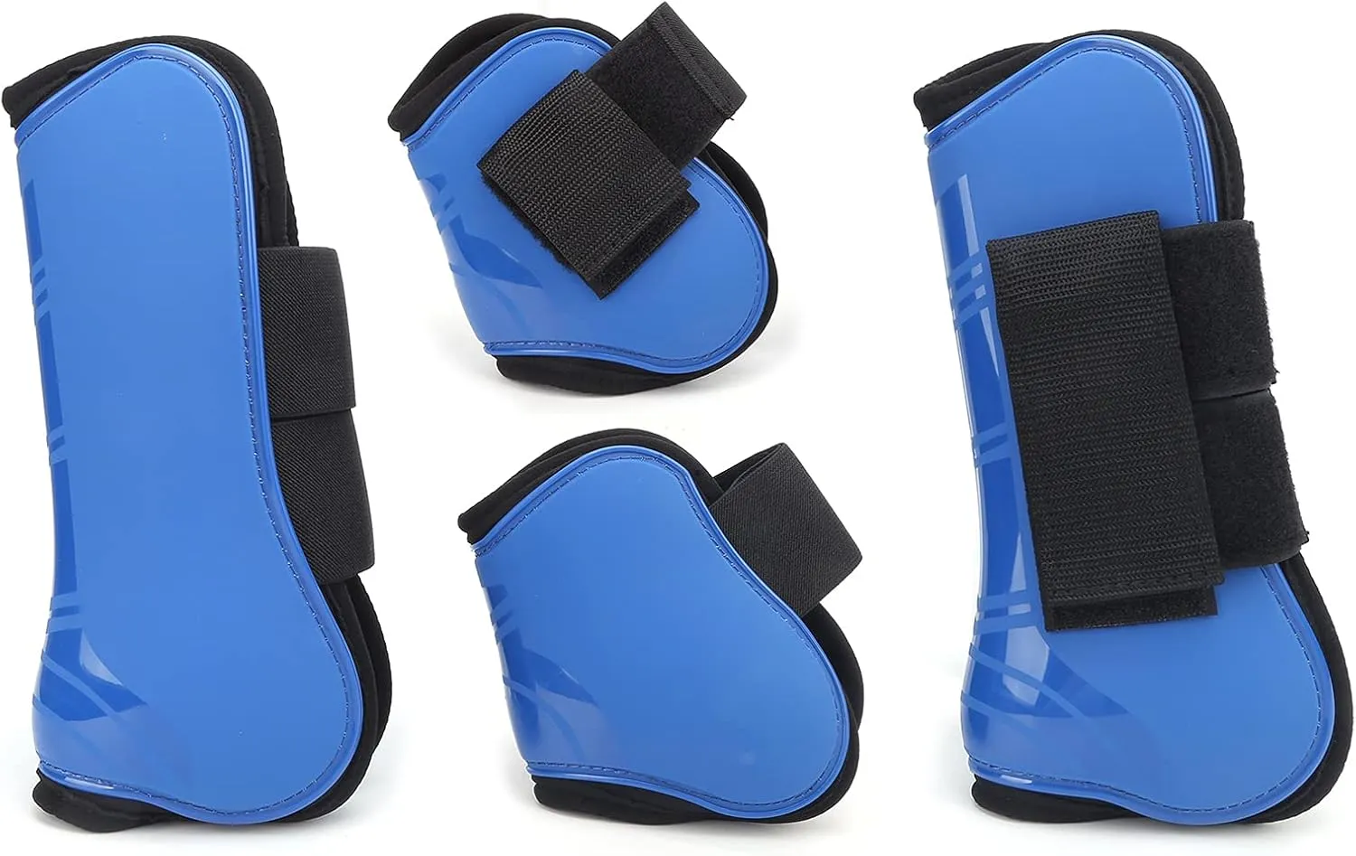 Fetlock Brace Guard Boots for Riding Shock Absorbing Maximum Protection Premium Horse Tendon Boots, Horse Support Boots, Horse observer attic newsworthy administer forbid tannin Leg Guard, Set of 4 PU Shell Tendon 