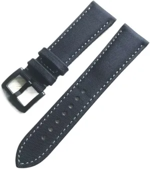 Fifty Fathoms watchband graham Nylon leather watch strap for Blancpain 
