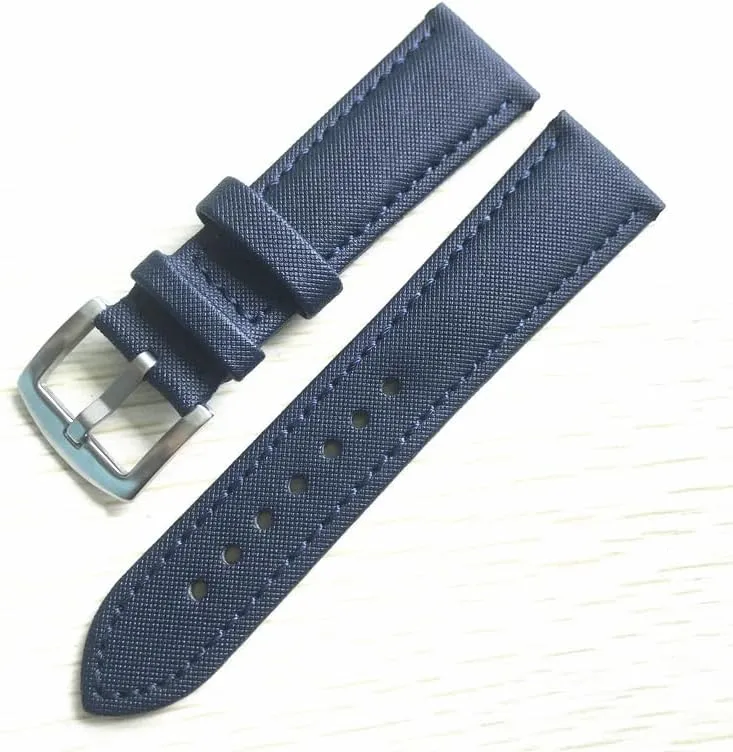 Fifty Fathoms watchband graham Nylon leather watch strap for Blancpain 