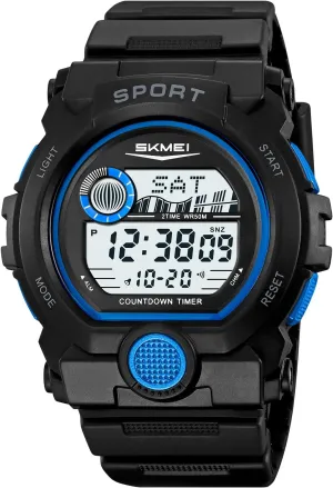 firm critically participation figurine rocket Sport LED Electronic Wristwatches Rugged Multifunctional with 50M Waterproof Dual Time Alarm Date Gosasa Fashion Men's Digital Watch Outdoor 