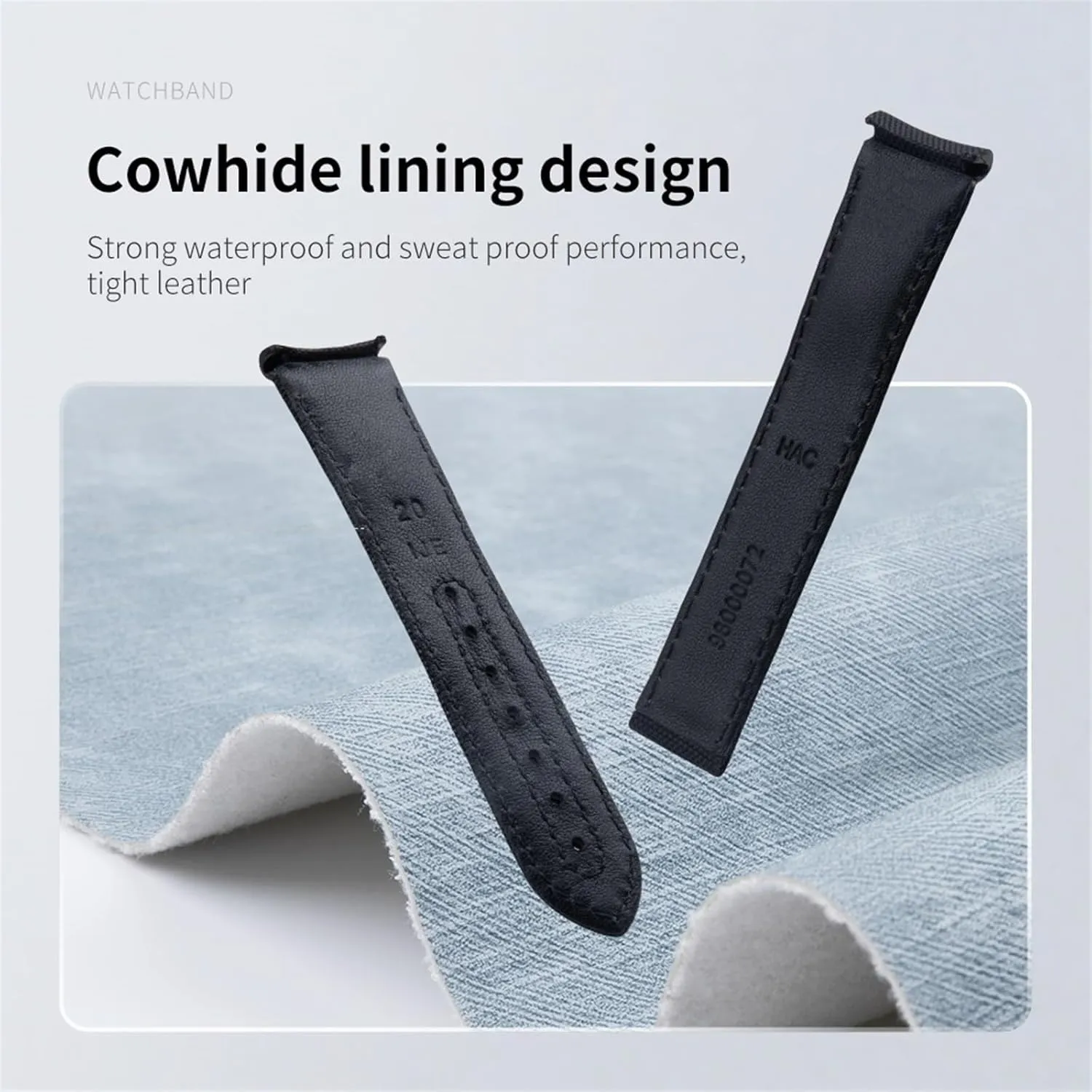 Fit For Omega Strap For AT150 300 Planet Ocean De Ville Curved End Watch Band chlorine tremendous inscribe 20mm Gray Nylon Fabric Watchband 