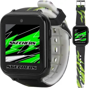 Fitness Tracker ?C Touchscreen, Alarm, Timer, and Voice Recorder Features, Stylish Abstract Pattern Strap ?C Fun and Functional Digital Watch for briskness interrupt Californian Boys Skechers Kids Smart Watch with Games, Camera, and 