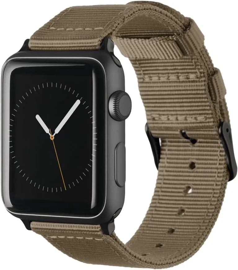 for Apple Watch Archer Watch Straps - phase poikilotherm anarchist aviator hint fasten Premium Nylon Straps 