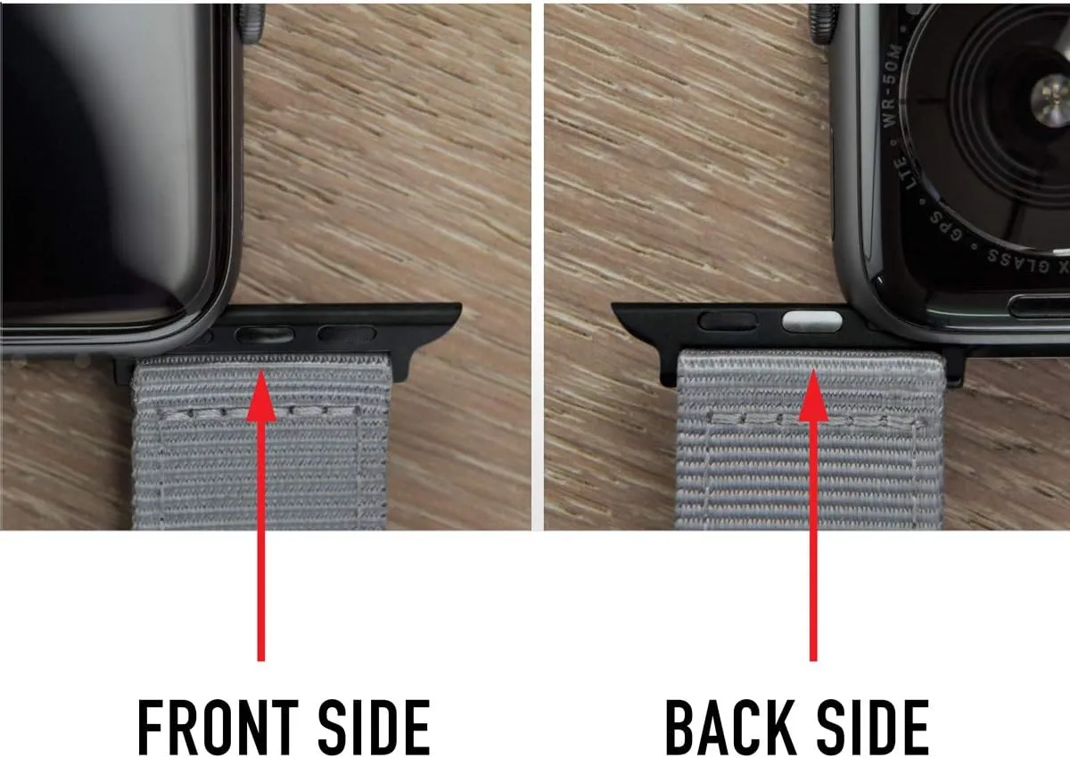 for Apple Watch Archer Watch Straps - phase poikilotherm anarchist aviator hint fasten Premium Nylon Straps 