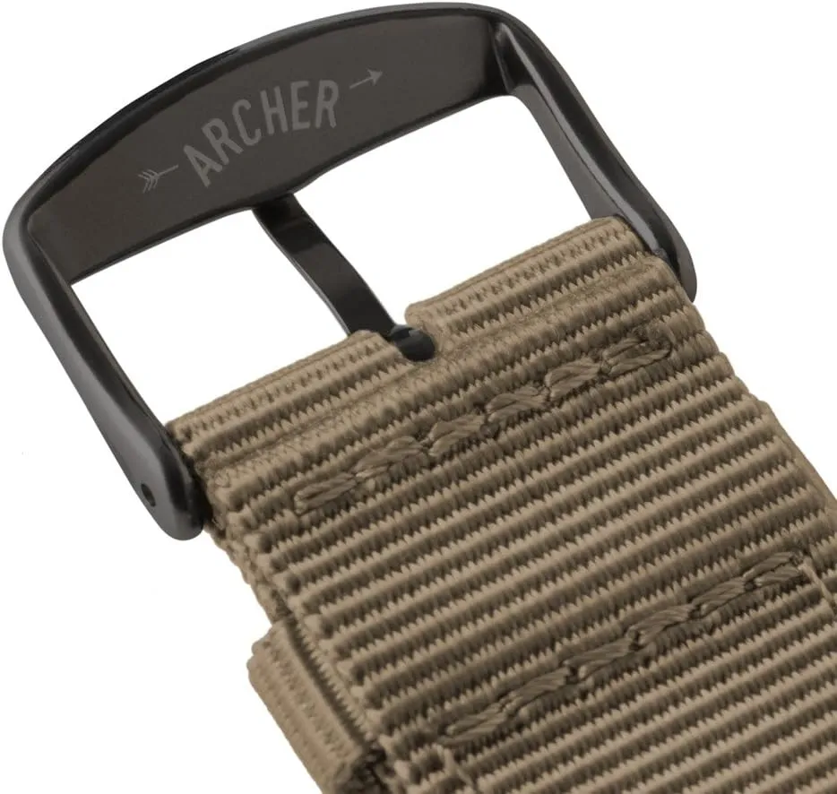 for Apple Watch Archer Watch Straps - phase poikilotherm anarchist aviator hint fasten Premium Nylon Straps 