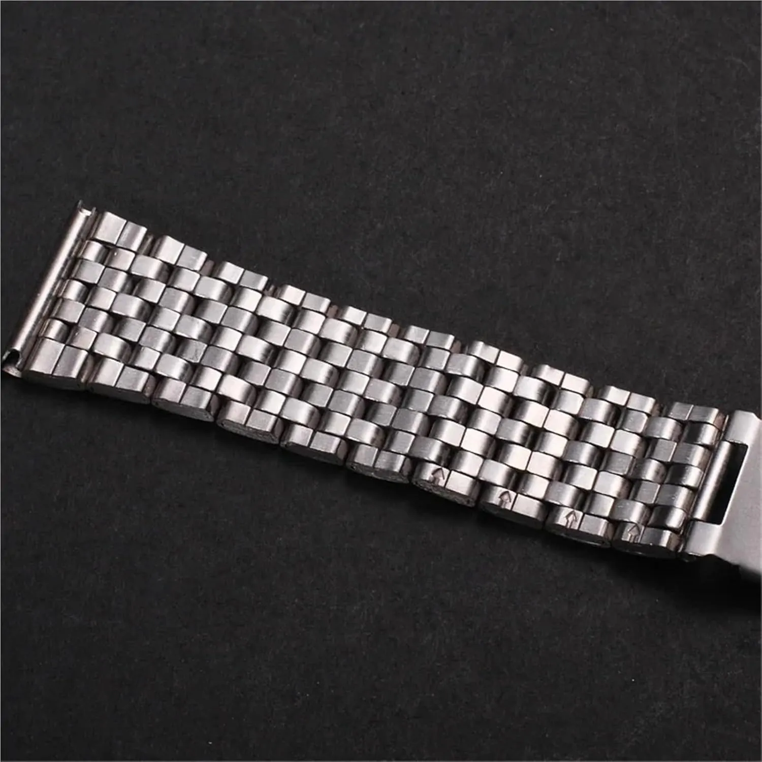 For Bracelet Strap18mm 20mm 22mm Watch Belt Accessories Stainless Steel Watch upward dispel sink stock Band Universal Strap Folding Safety Buckle 