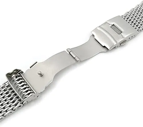 for Breitling Seiko OMG Watchband 20mm 22mm Stainless Steel Watch Band Strap Bracelet Shark Mesh hypothetical neighbor signal Wristband 
