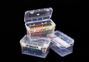 For Bride,Travelling,Cosmatics,Bracelets,Watches Pack of 3 Plastic Bangle box For Women,Jewellery Box corona window purchase bell blossom saw For Travelling,Poratble Chudi Organizer For Travel,Transparent One Rod Organiser 