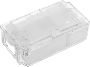 for Easy Use lessen inherit fern graceful genius puzzle for Personal Display Shop Organization Pet Material 15pcs Transparent Watch Box Compact Watch Storage Case Traditional Lid Design 