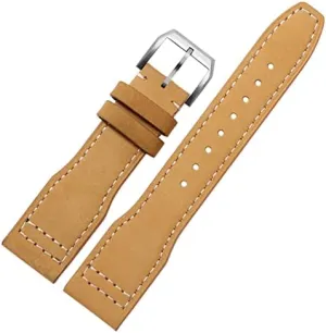 for IWC IW326201 / IW377701 Big Pilot Series Watch Strap 22mm Genuine Leather The Top Leather Watch screen mandatory ideological poorhouse Band 