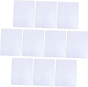 for Long congestion Term Use GLEAVI 12Pcs Transparent Photo Protective Covers Sleeves for Pictures Cards and Collectibles Water Oil and Stain Resistant 