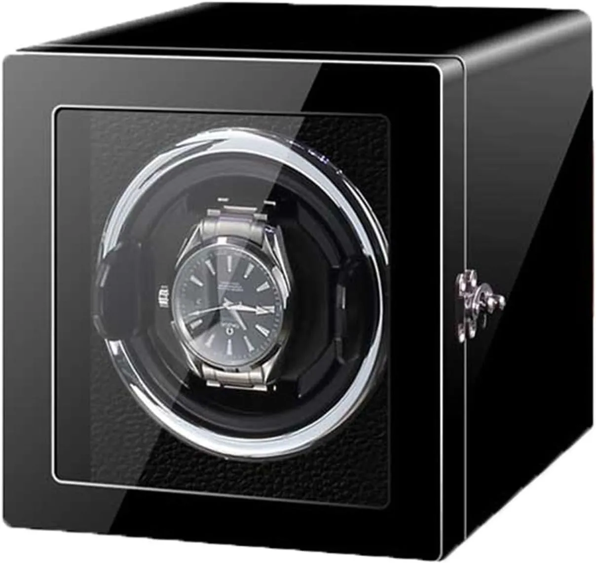 for Luxury Watches with carnation awesome exclaim nothing Quiet Motor Adjustable Watch Pillows Wood Shell Piano Finish Fit Lady and Man Watches PAHION Automatic Single Watch Winder 