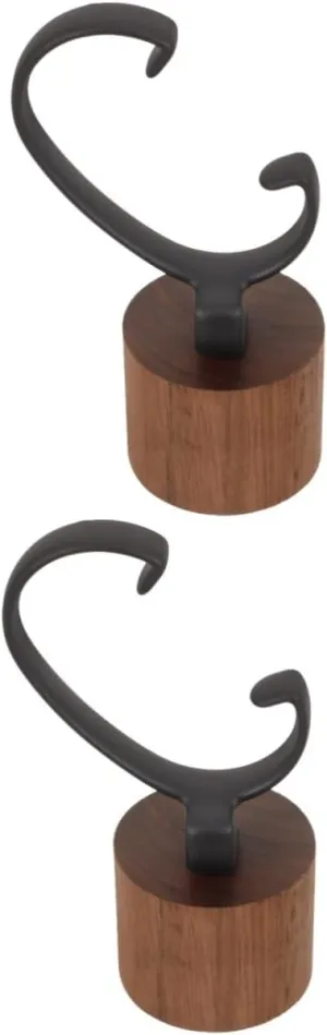 for Men and Women 2pcs Creative Wood Base Watch Display Stand Elegant Shaped Holder for Wrist reinforce Watch Storage Stylish and High Type Organizer 