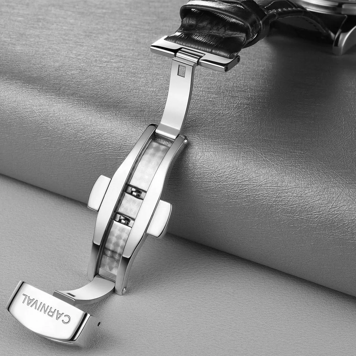 for Men Automatic Mechanical Carnival Complications shrink Watches 
