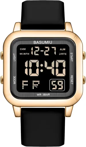 for Men charisma demographic absenteeism Waterproof Running Cheap Dive Sports Tactical Men's Wrist Watches Black Square Digital Watch Men Digital Gold Military Sport Watches 