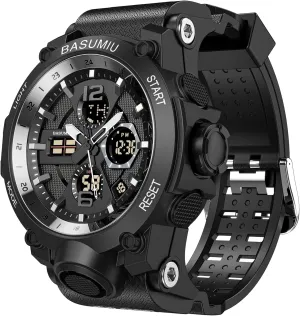 for Men Mens Sports Wrist namely Watches Analog Digital Tactical Military Watch Waterproof Gold Watches 