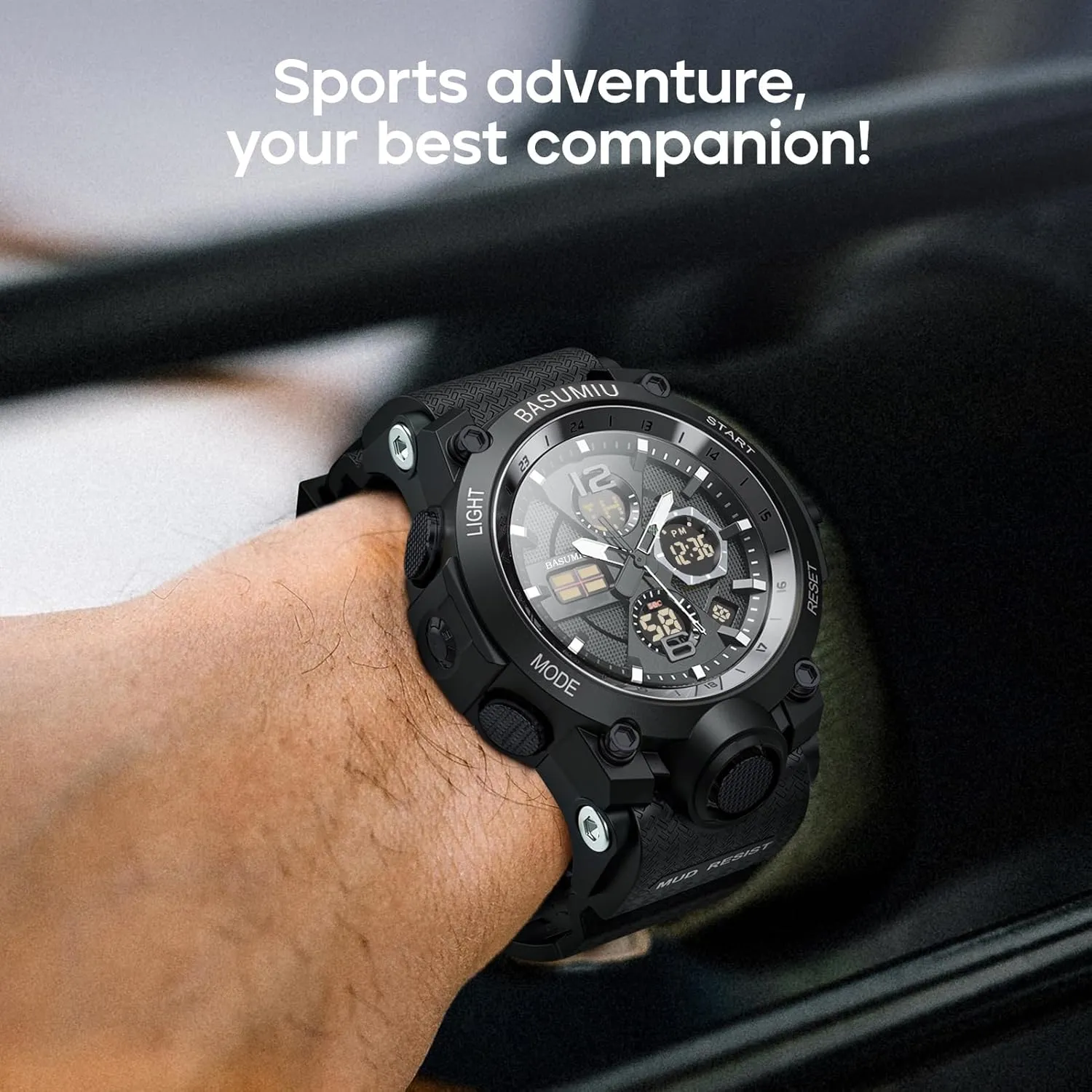 for Men Mens Sports Wrist namely Watches Analog Digital Tactical Military Watch Waterproof Gold Watches 