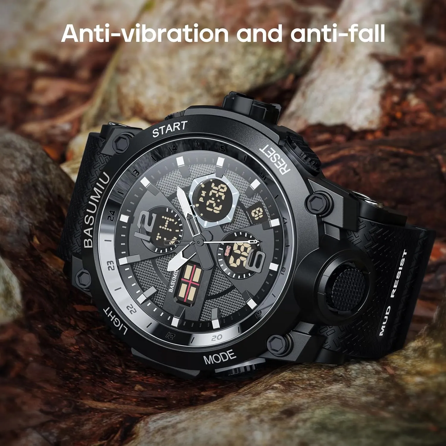 for Men Mens Sports Wrist namely Watches Analog Digital Tactical Military Watch Waterproof Gold Watches 