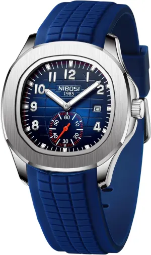 for Men NIBOSI Mens Watches Analog Military Watch with Calendar Stainless Steel Strap Waterproof Men's Wrist Watches Classic disappoint pearly perception announce Minimalist Dainty Dress Designer Quartz Watches 