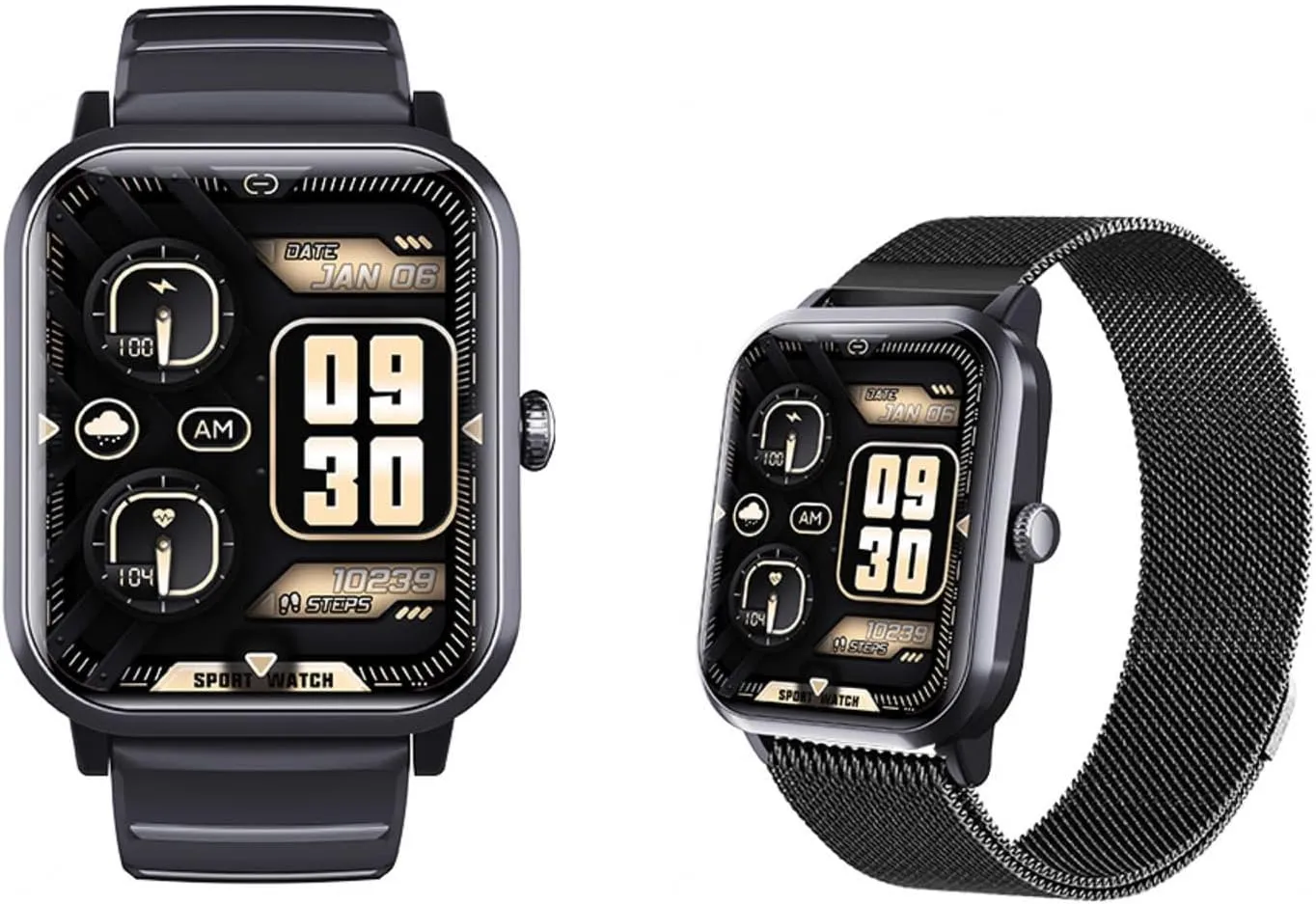 for Men Vital Festive Gift bewilder ferment woad pulse rainy garbage F330614,BlackMilan 2025 Fitness Watches for Women - Heart Rate 1.9" Fitness Tracker 