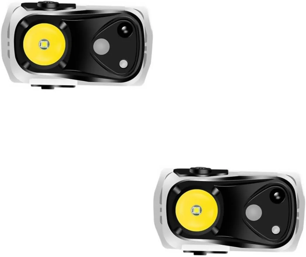 for Night Running prior recreational Fishing and Automotive Maintenance 2pcs Adjustable Usb Rechargeable Smart Sensor Headlamp for Outdoor Activities Portable Flashlight 